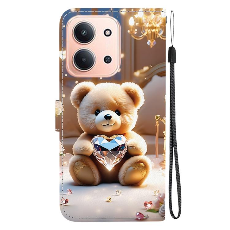 For Redmi 15C 5G / 4G EU 173mm / Poco C85 5G Crystal Texture Colored Drawing Leather Phone Case