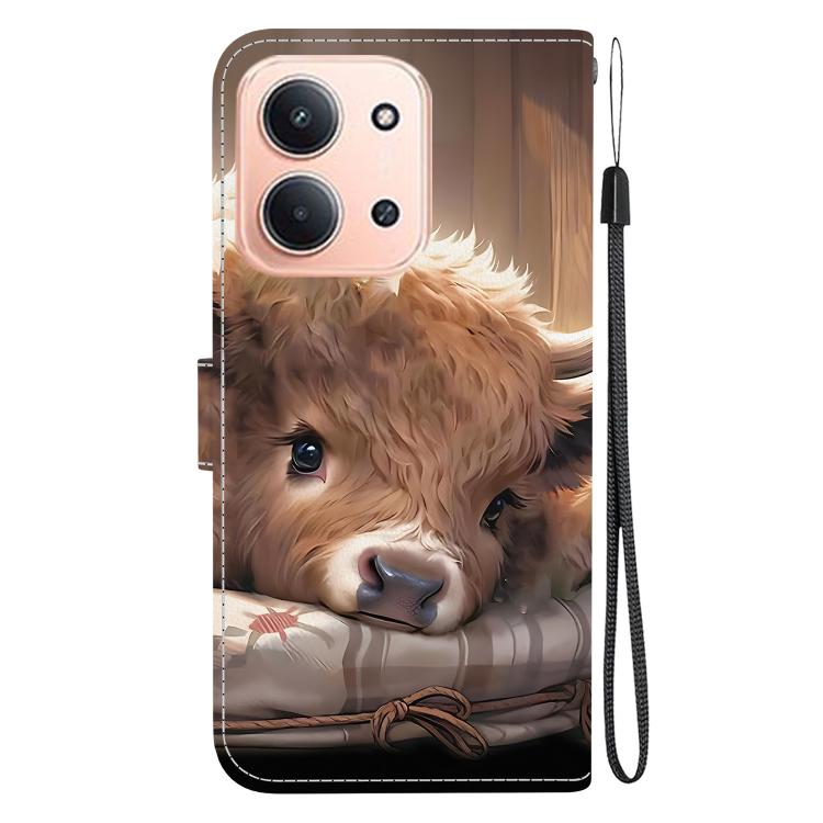 For Redmi 15C 5G / 4G EU 173mm / Poco C85 5G Crystal Texture Colored Drawing Leather Phone Case