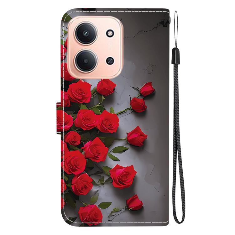 For Redmi 15C 5G / 4G EU 173mm / Poco C85 5G Crystal Texture Colored Drawing Leather Phone Case
