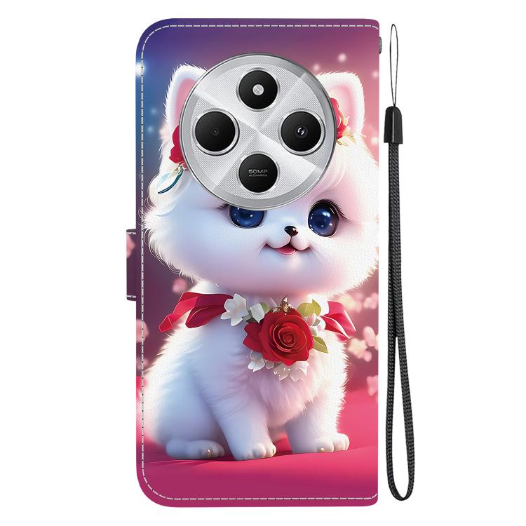 For Redmi 14C 4G / A4 5G / A3 Pro Crystal Texture Colored Drawing Leather Phone Case