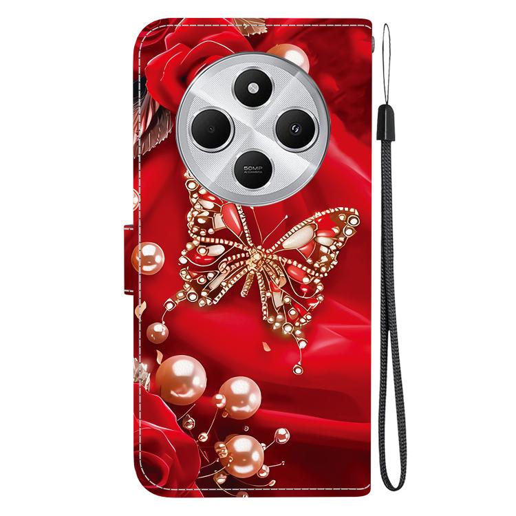 For Redmi 14C 4G / A4 5G / A3 Pro Crystal Texture Colored Drawing Leather Phone Case