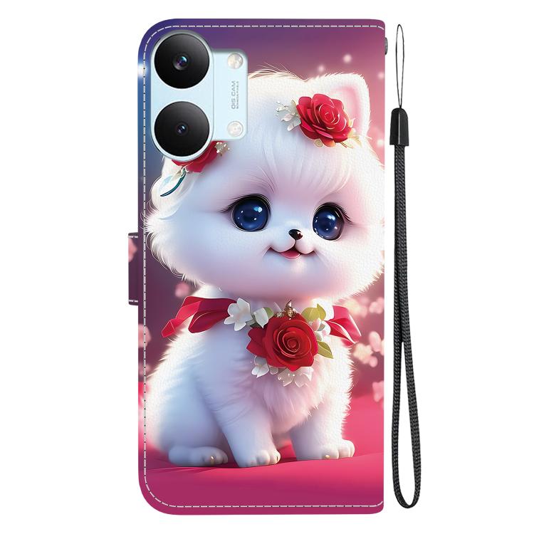 For Redmi Turbo 5 Max 5G / Poco X8 Pro Max 5G Crystal Texture Colored Drawing Leather Phone Case