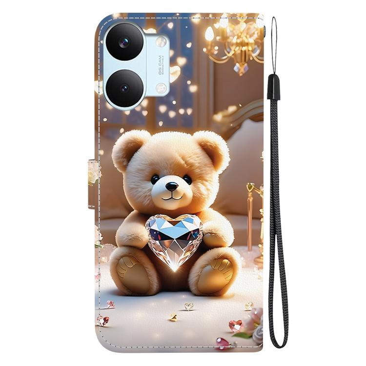For Redmi Turbo 5 Max 5G / Poco X8 Pro Max 5G Crystal Texture Colored Drawing Leather Phone Case