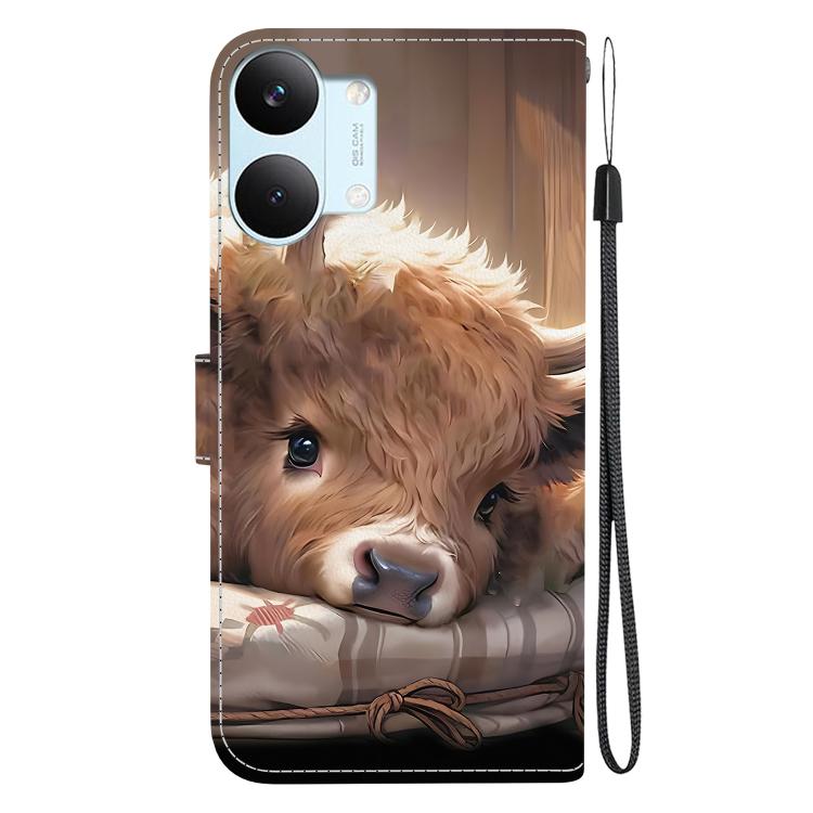 For Redmi Turbo 5 Max 5G / Poco X8 Pro Max 5G Crystal Texture Colored Drawing Leather Phone Case