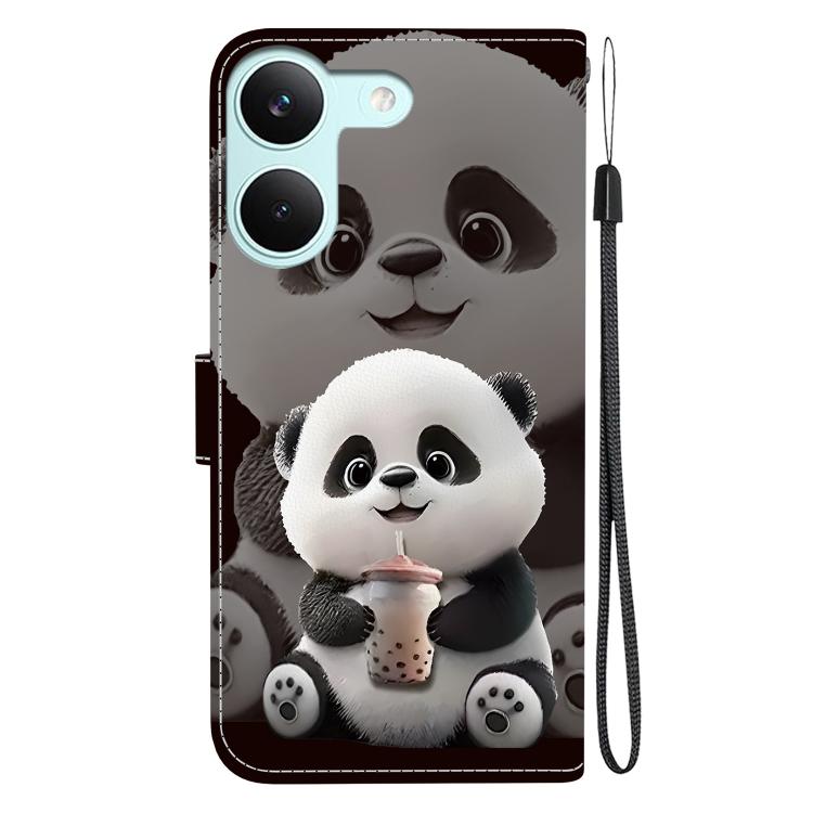 For Redmi Turbo 5 5G / Poco X8 Pro 5G Crystal Texture Colored Drawing Leather Phone Case
