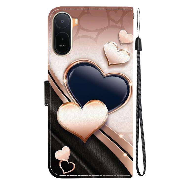 For Redmi A7 Pro 4G / 5G 171mm / Poco C85x 5G Crystal Texture Colored Drawing Leather Phone Case