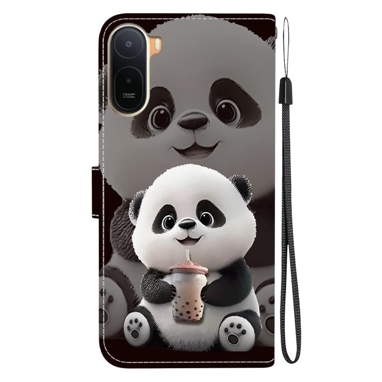 For Redmi A7 Pro 4G / 5G 171mm / Poco C85x 5G Crystal Texture Colored Drawing Leather Phone Case