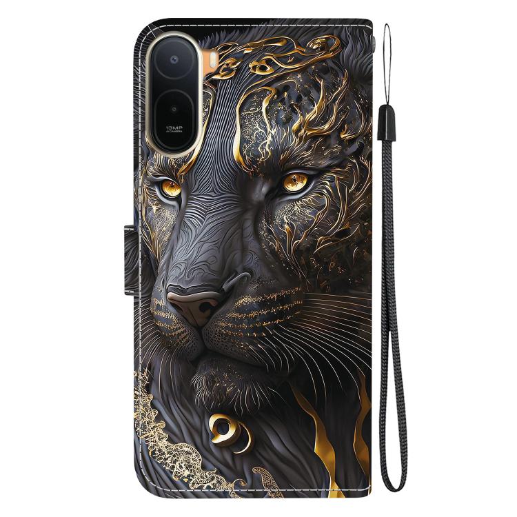 For Redmi A7 Pro 4G / 5G 171mm / Poco C85x 5G Crystal Texture Colored Drawing Leather Phone Case