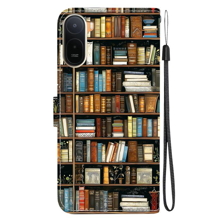 For Redmi A7 Pro 4G / 5G 171mm / Poco C85x 5G Crystal Texture Colored Drawing Leather Phone Case