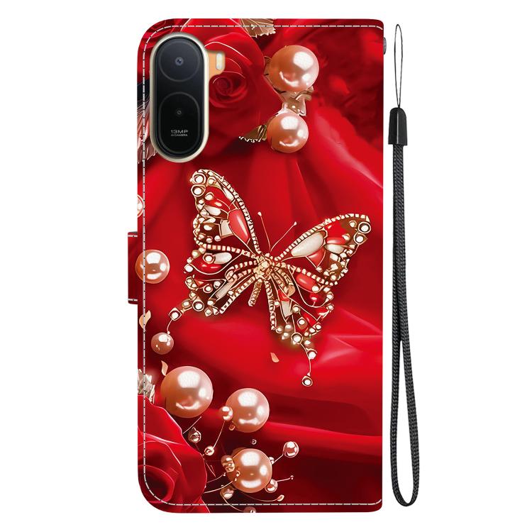 For Redmi A7 Pro 4G / 5G 171mm / Poco C85x 5G Crystal Texture Colored Drawing Leather Phone Case
