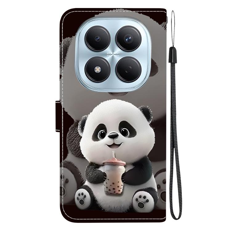 For Redmi Note 15 Pro 4G Global 163.2mm Crystal Texture Colored Drawing Leather Phone Case