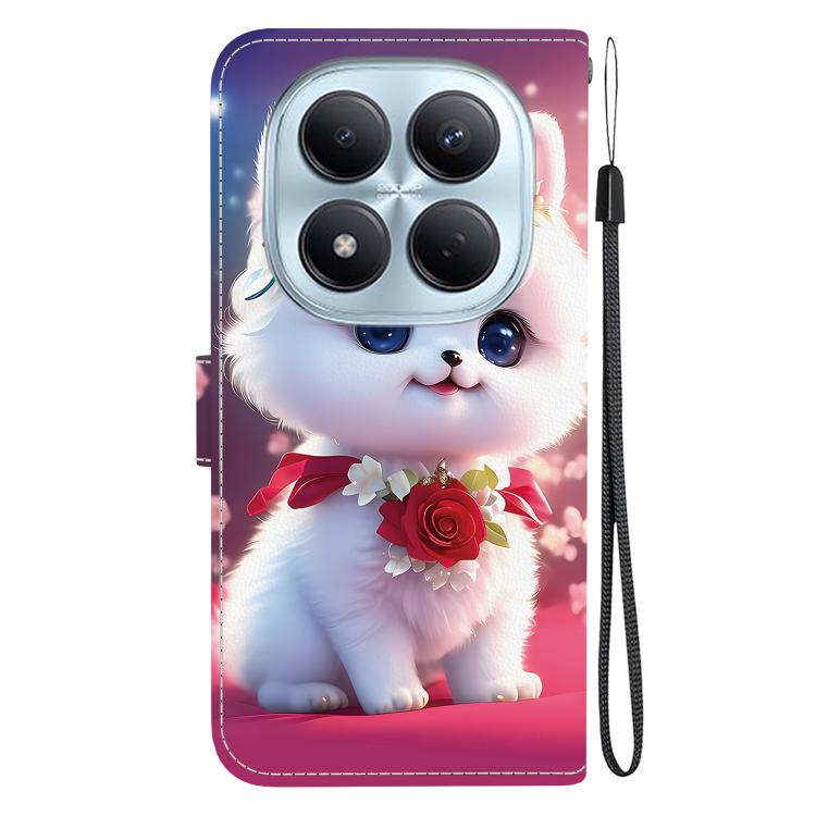 For Redmi Note 15 Pro 4G Global 163.2mm Crystal Texture Colored Drawing Leather Phone Case