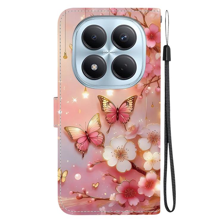 For Redmi Note 15 Pro 4G Global 163.2mm Crystal Texture Colored Drawing Leather Phone Case