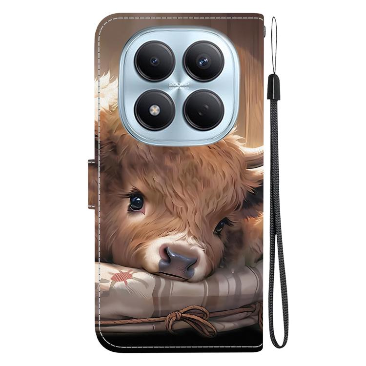 For Redmi Note 15 Pro 4G Global 163.2mm Crystal Texture Colored Drawing Leather Phone Case