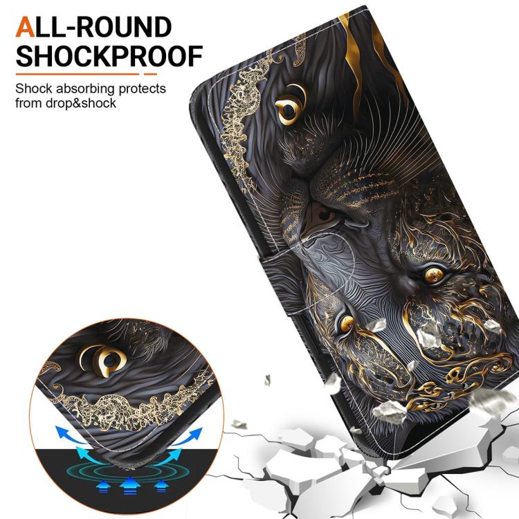 For Redmi Note 15 Pro 4G Global 163.2mm Crystal Texture Colored Drawing Leather Phone Case