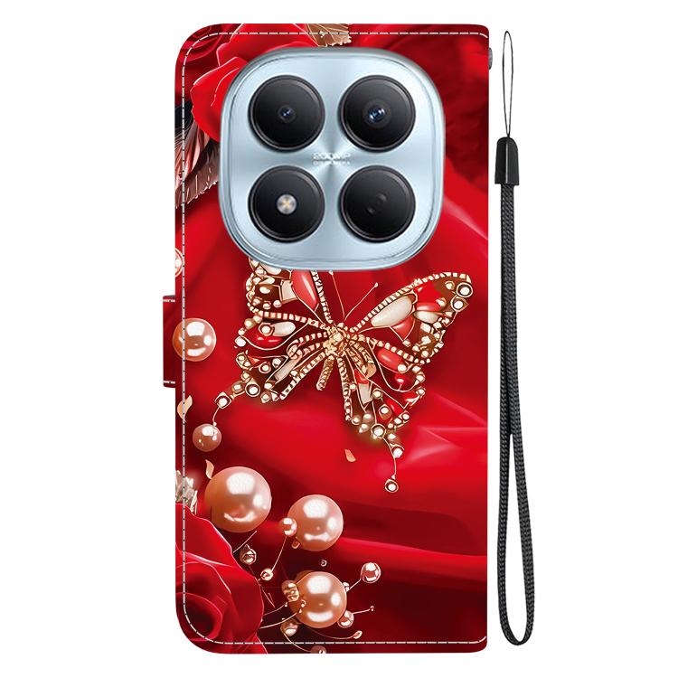 For Redmi Note 15 Pro 4G Global 163.2mm Crystal Texture Colored Drawing Leather Phone Case