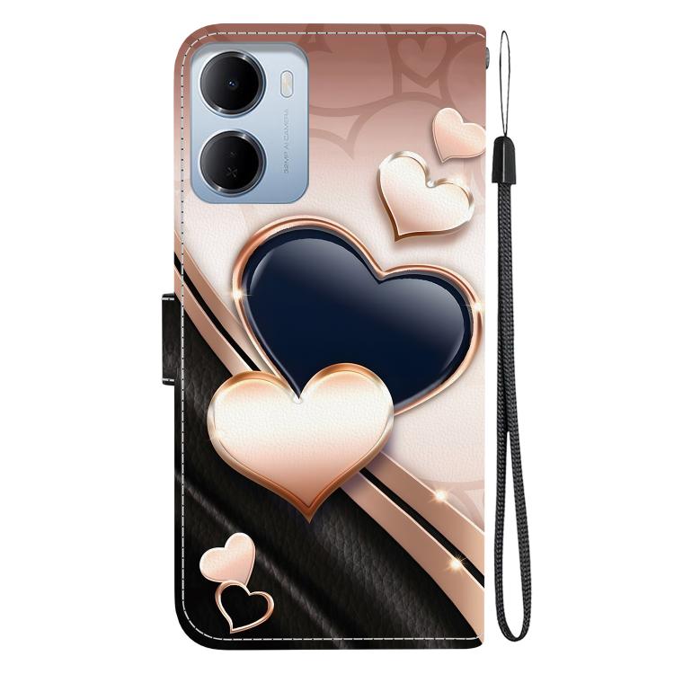 For Redmi 15a 5G Crystal Texture Colored Drawing Leather Phone Case