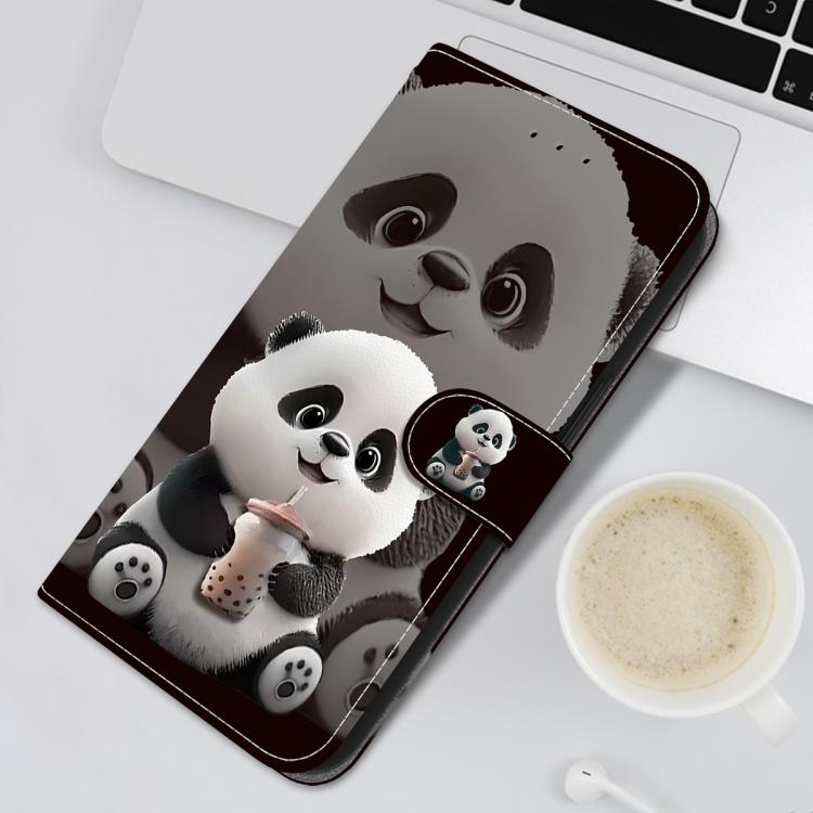 For Redmi 15a 5G Crystal Texture Colored Drawing Leather Phone Case