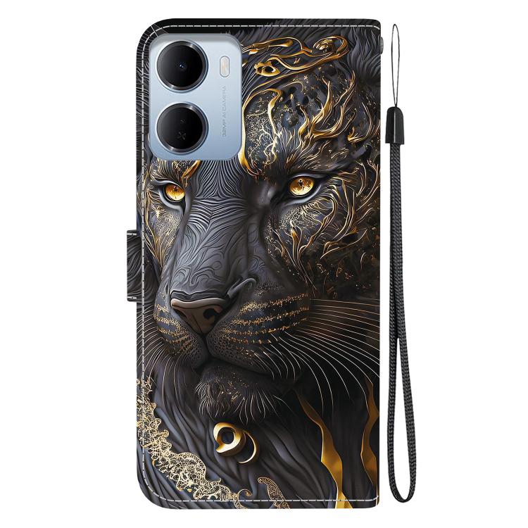 For Redmi 15a 5G Crystal Texture Colored Drawing Leather Phone Case