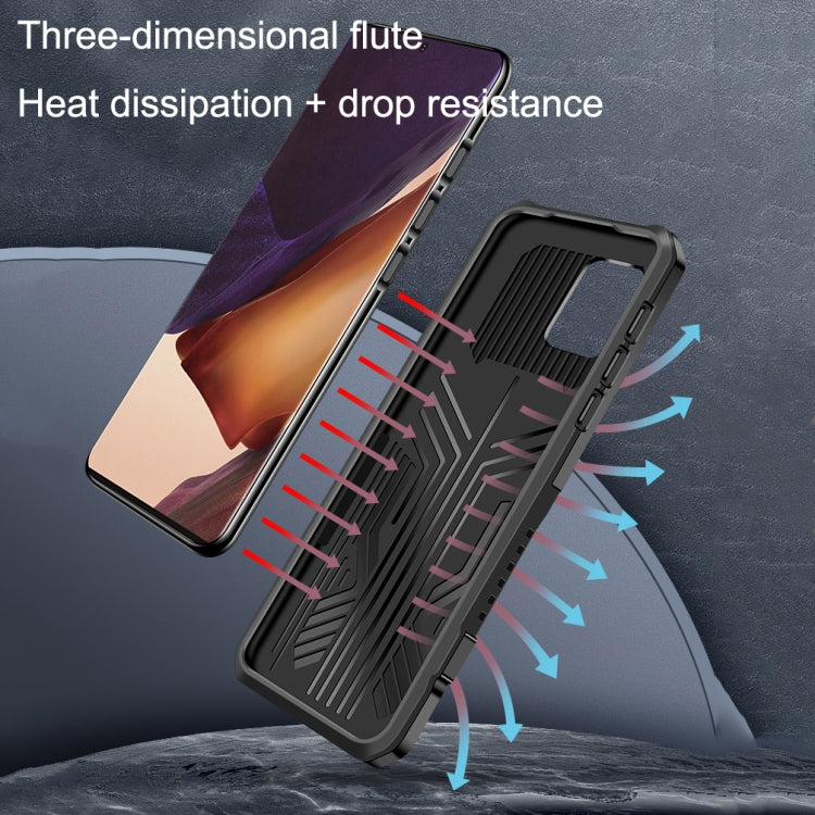 For Samsung Galaxy Note20 Machine Armor Warrior Shockproof PC + TPU Protective Case