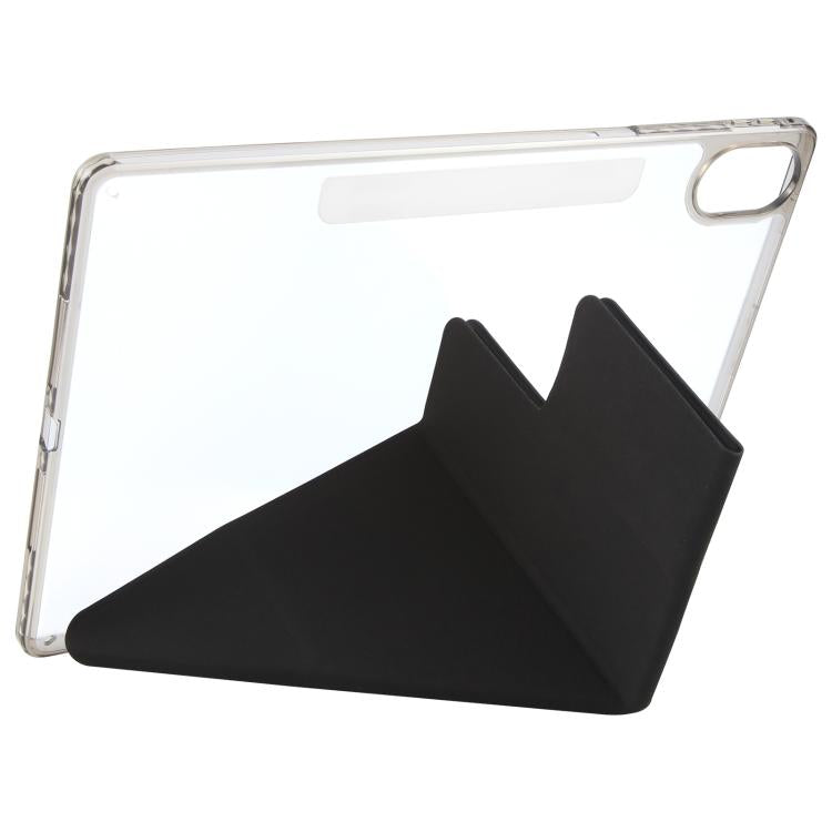 For Huawei MatePad Air 12 2024 Magnetic Detachable Dual-Clasp Acrylic Deformation Leather Tablet Case