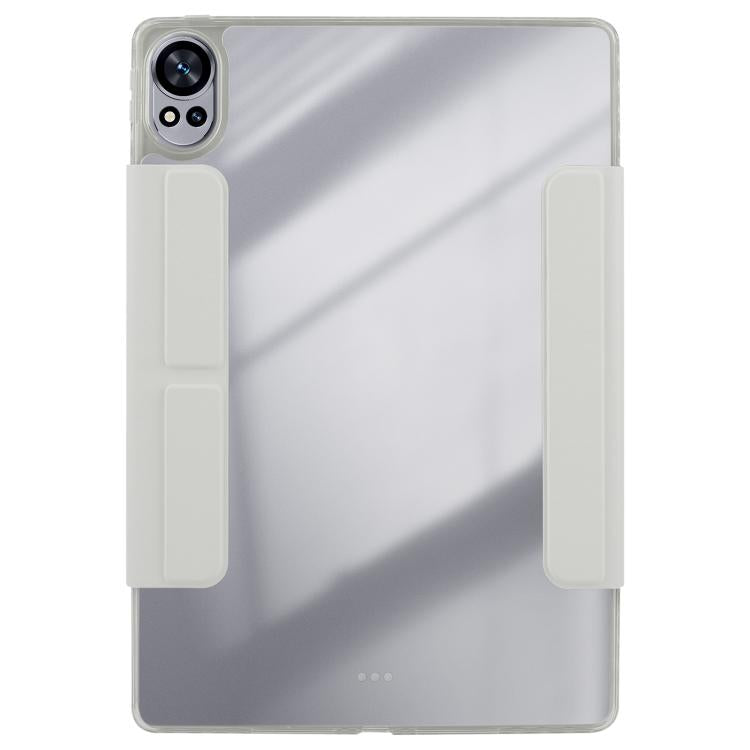 For Huawei MatePad Air 12 2024 Magnetic Detachable Dual-Clasp Acrylic Deformation Leather Tablet Case