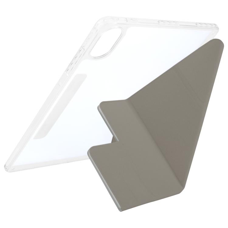 For Huawei MatePad Air 12 2024 Magnetic Detachable Dual-Clasp Acrylic Deformation Leather Tablet Case