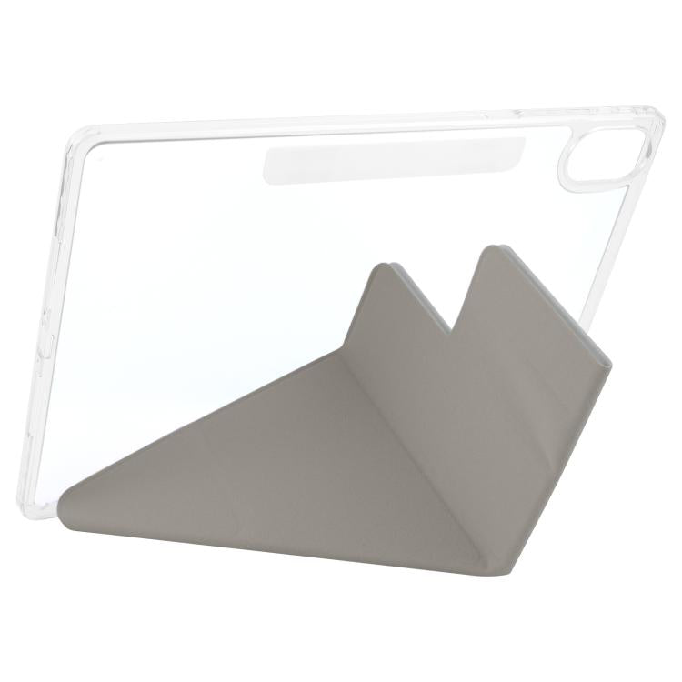 For Huawei MatePad Air 12 2024 Magnetic Detachable Dual-Clasp Acrylic Deformation Leather Tablet Case