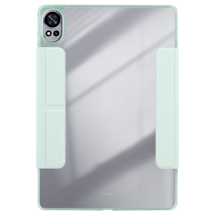 For Huawei MatePad Air 12 2024 Magnetic Detachable Dual-Clasp Acrylic Deformation Leather Tablet Case