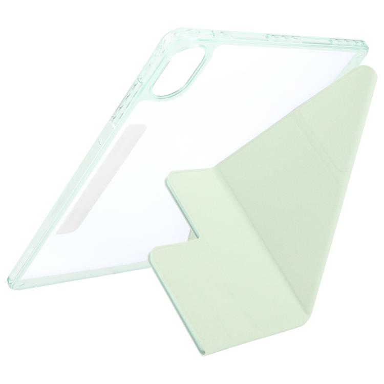 For Huawei MatePad Air 12 2024 Magnetic Detachable Dual-Clasp Acrylic Deformation Leather Tablet Case