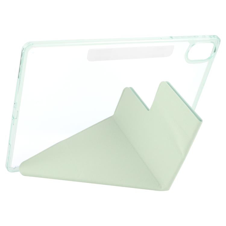 For Huawei MatePad Air 12 2024 Magnetic Detachable Dual-Clasp Acrylic Deformation Leather Tablet Case