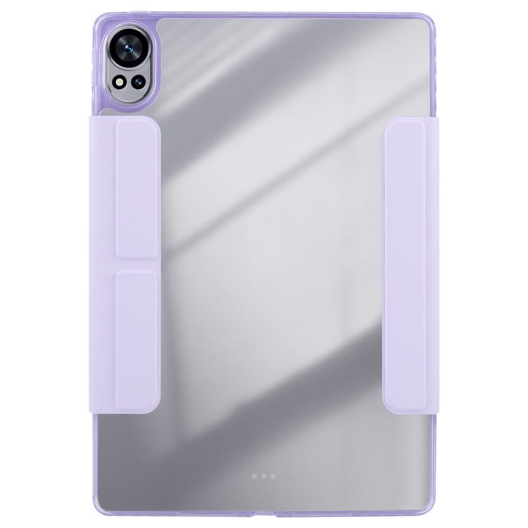 For Huawei MatePad Air 12 2024 Magnetic Detachable Dual-Clasp Acrylic Deformation Leather Tablet Case
