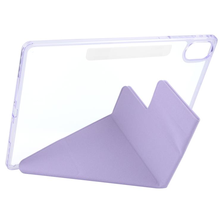For Huawei MatePad Air 12 2024 Magnetic Detachable Dual-Clasp Acrylic Deformation Leather Tablet Case
