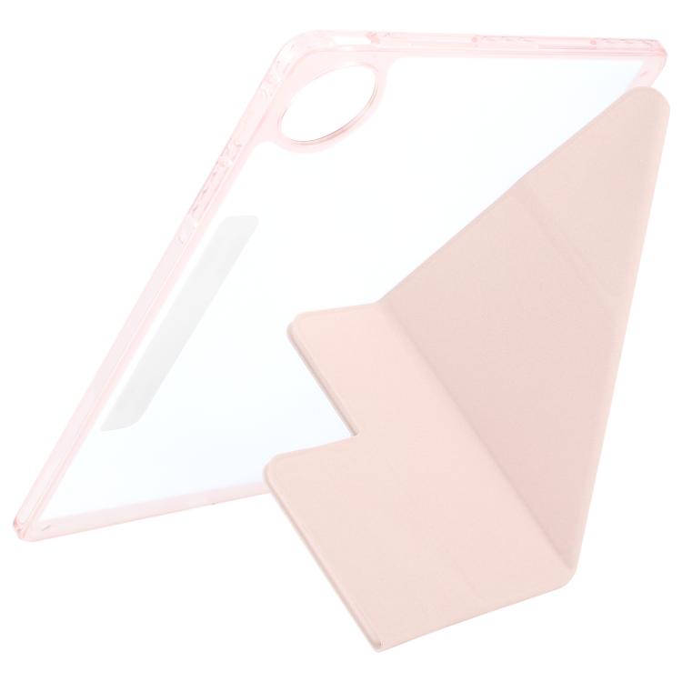 For Huawei MatePad Pro 12.2 2024 Magnetic Detachable Dual-Clasp Acrylic Deformation Leather Tablet Case