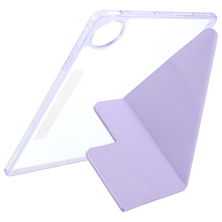 For Huawei MatePad Pro 12.2 2024 Magnetic Detachable Dual-Clasp Acrylic Deformation Leather Tablet Case