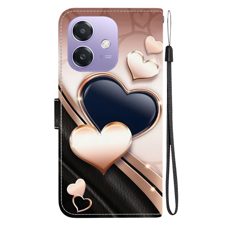For OPPO A5x / A3x / A3 5G / 4G / A60 5G Crystal Texture Colored Drawing Leather Phone Case