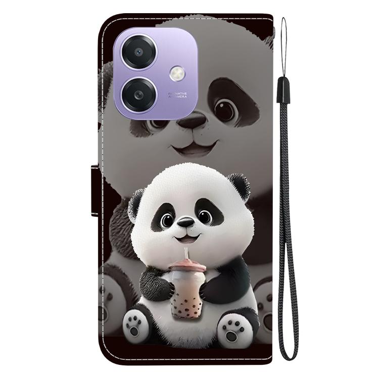 For OPPO A5x / A3x / A3 5G / 4G / A60 5G Crystal Texture Colored Drawing Leather Phone Case