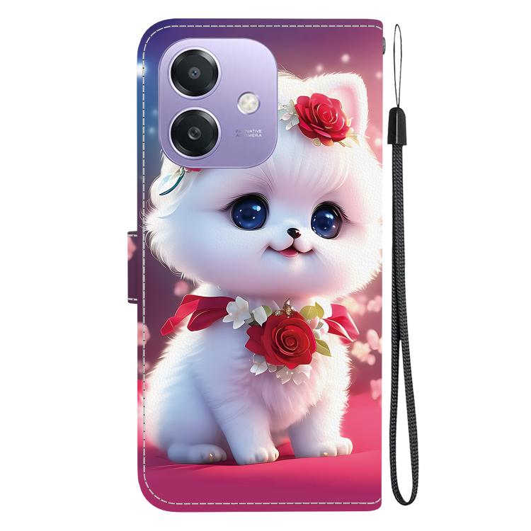 For OPPO A5x / A3x / A3 5G / 4G / A60 5G Crystal Texture Colored Drawing Leather Phone Case
