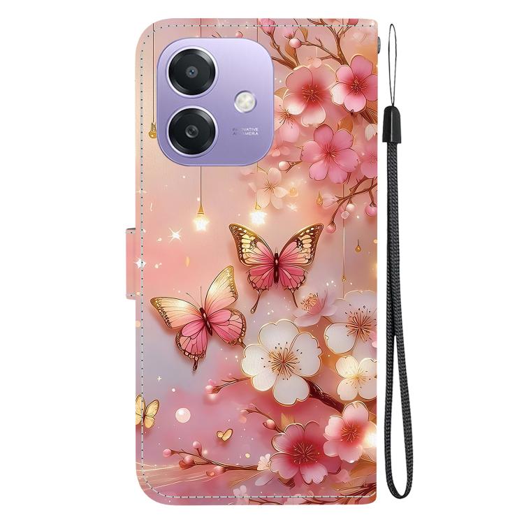 For OPPO A5x / A3x / A3 5G / 4G / A60 5G Crystal Texture Colored Drawing Leather Phone Case