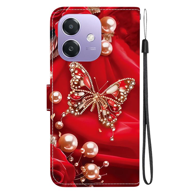 For OPPO A5x / A3x / A3 5G / 4G / A60 5G Crystal Texture Colored Drawing Leather Phone Case