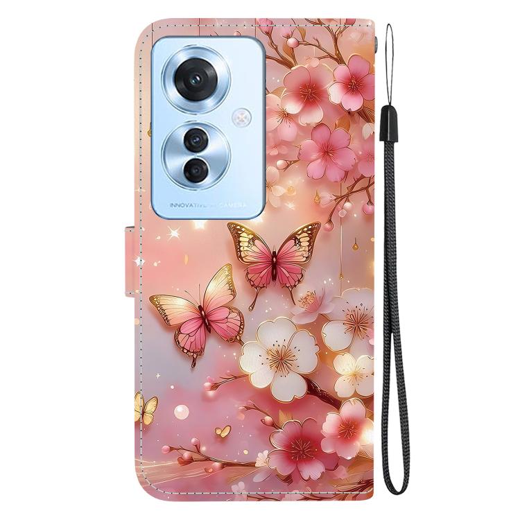 For OPPO Reno11 F / OPPO F25 Pro Crystal Texture Colored Drawing Leather Phone Case