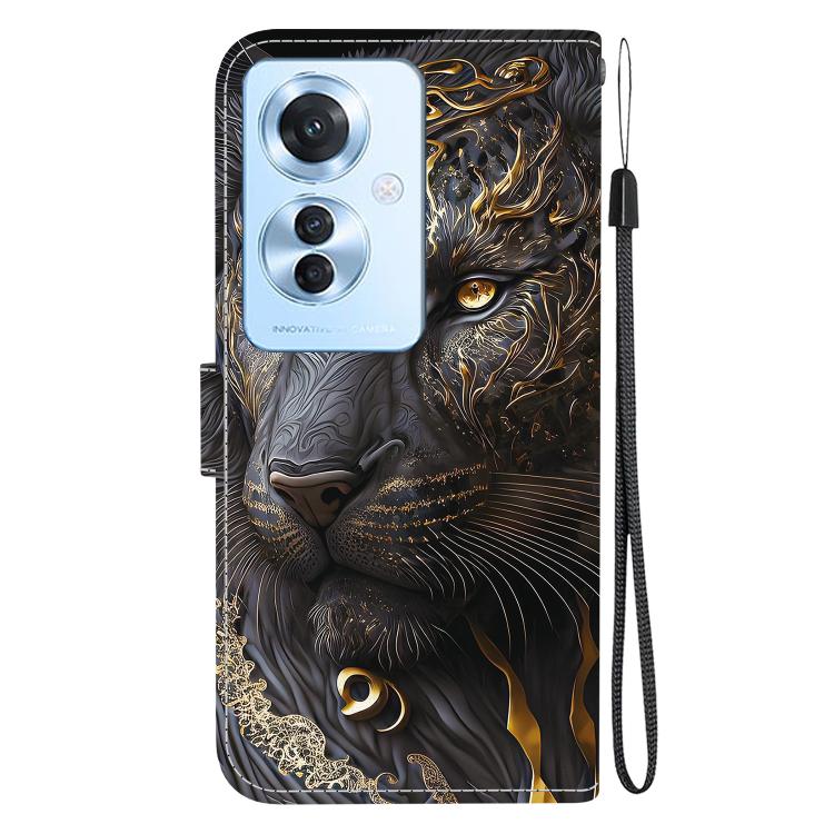 For OPPO Reno11 F / OPPO F25 Pro Crystal Texture Colored Drawing Leather Phone Case