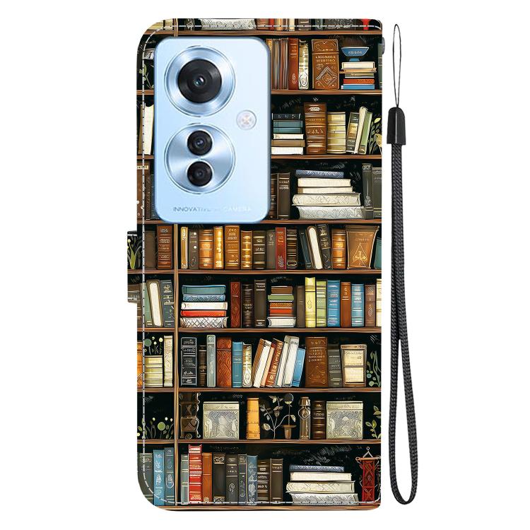 For OPPO Reno11 F / OPPO F25 Pro Crystal Texture Colored Drawing Leather Phone Case