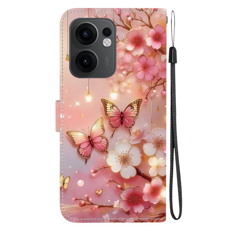For OPPO Reno13 F 4G / 5G Crystal Texture Colored Drawing Leather Phone Case