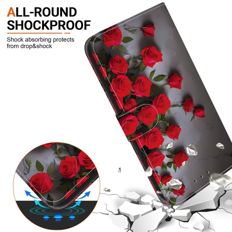 For OPPO Reno13 Global Crystal Texture Colored Drawing Leather Phone Case