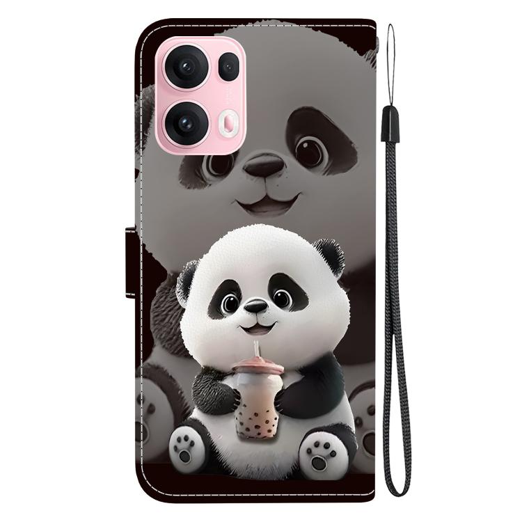 For OPPO Reno13 Pro Global Crystal Texture Colored Drawing Leather Phone Case