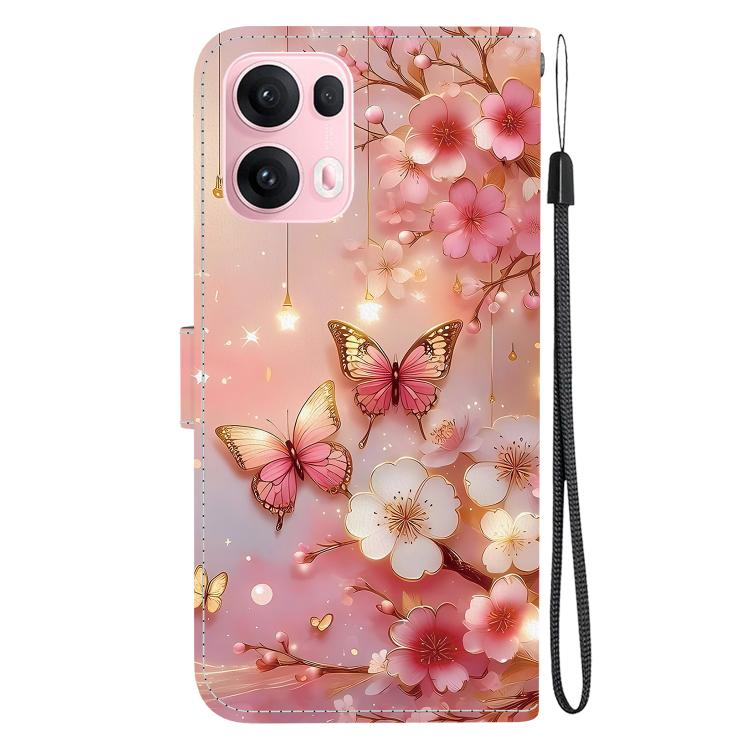 For OPPO Reno13 Pro Global Crystal Texture Colored Drawing Leather Phone Case