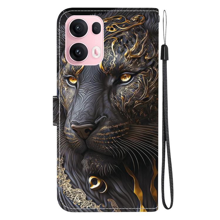 For OPPO Reno13 Pro Global Crystal Texture Colored Drawing Leather Phone Case