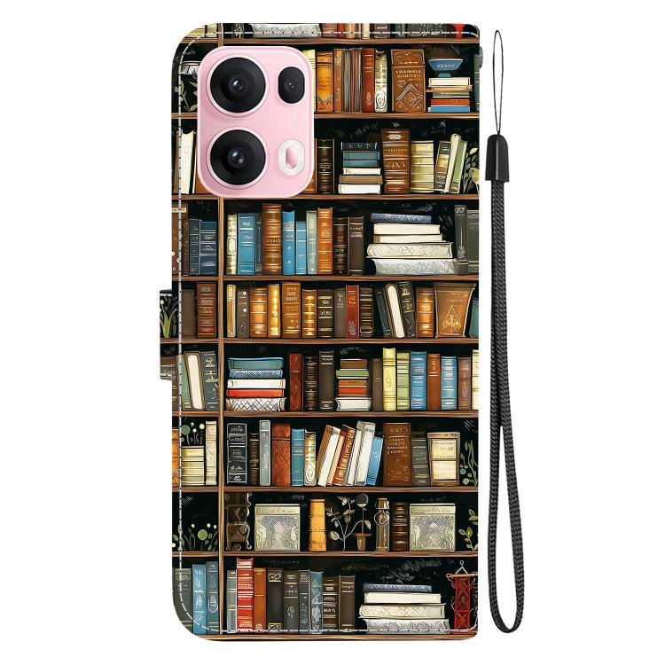 For OPPO Reno13 Pro Global Crystal Texture Colored Drawing Leather Phone Case