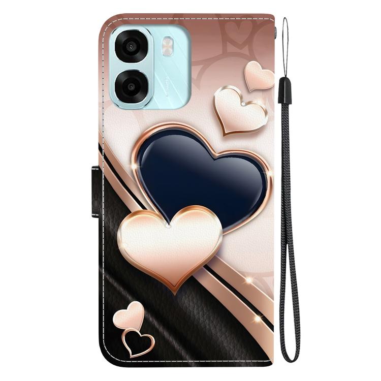 For OPPO A6 / A6s / A6t / A6x 4G / 5G Global Crystal Texture Colored Drawing Leather Phone Case